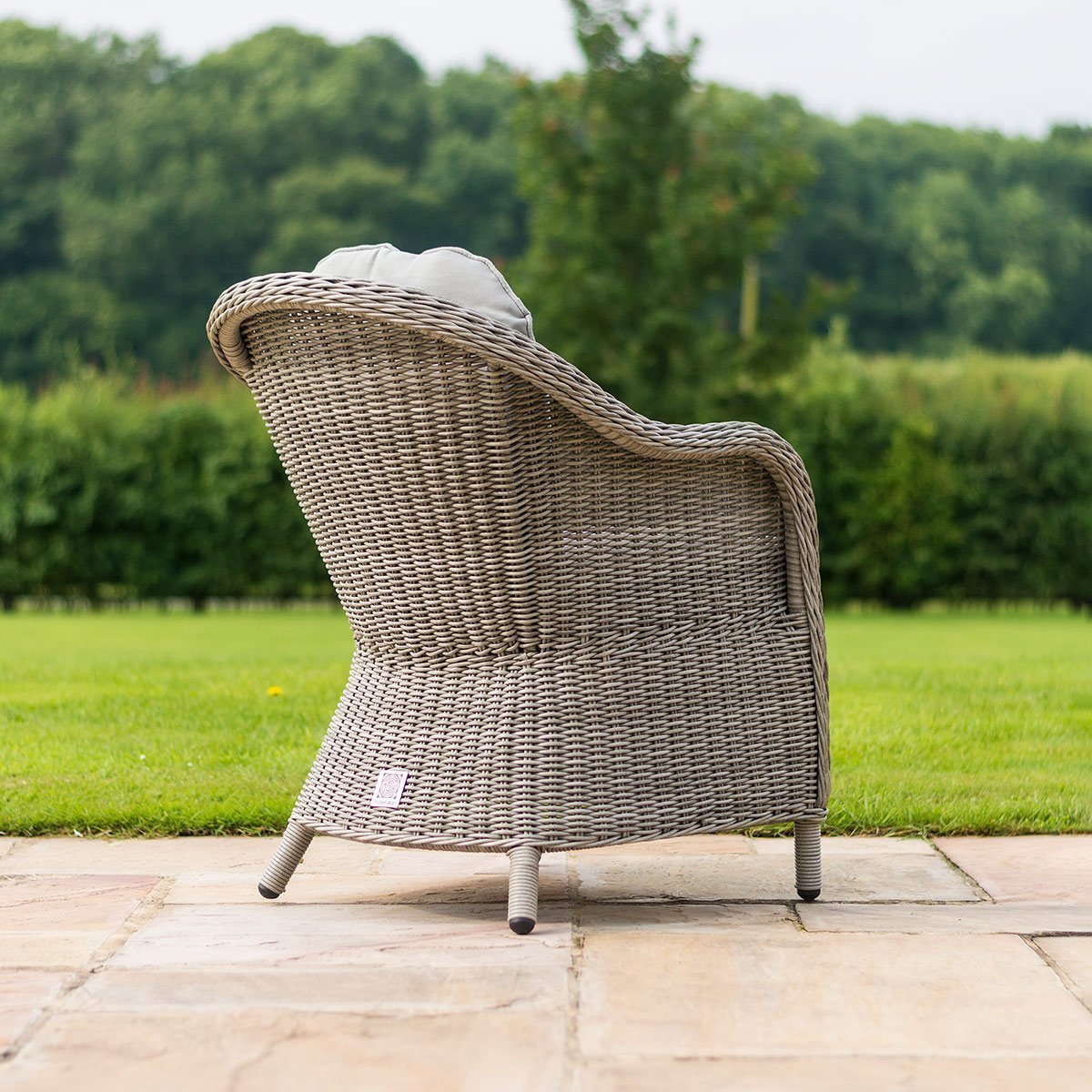 Oxford – Venice 8 Seat Oval Rattan Dining Set with Ice Bucket - Image 3